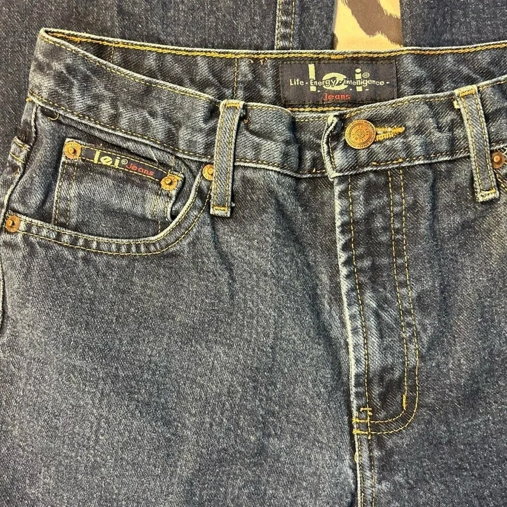 Vintage LEI Bootcut Flare Jeans – Size 9 | Dark Wash | High Rise | Y2K 90s